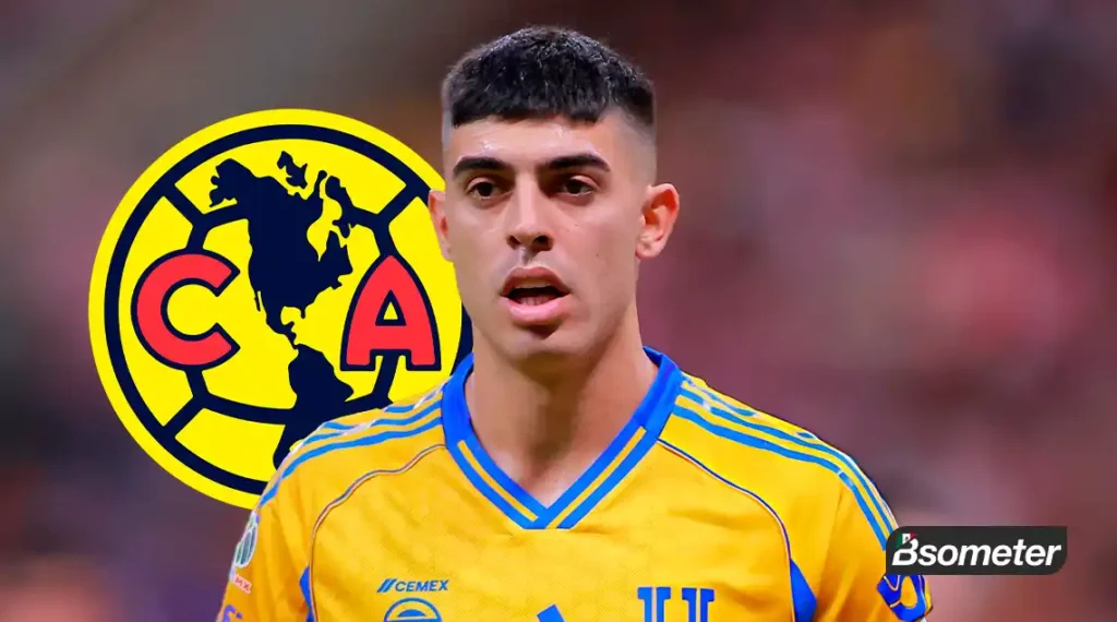 Juan Brunetta con el uniforme de Tigres