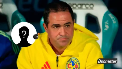André Jardine DT del Club América durante partido de Liga MX 2026