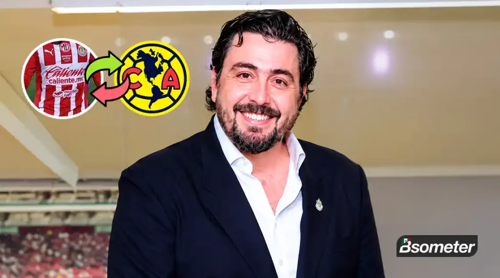 Amaury Vergara, dueño de Chivas de Guadalajara posando para foto