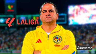 André Jardine durante partido del Club América