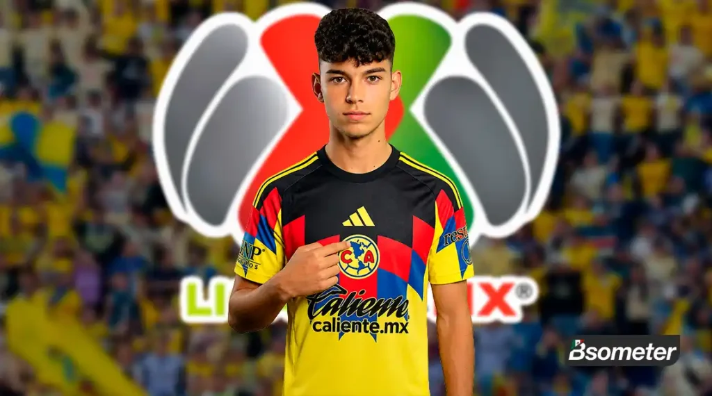 Thiago Espinosa con el uniforme del América