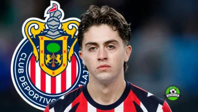 Brian Gutiérrez con Chivas antes de un posible interés del Real Betis tras el Mundial 2026