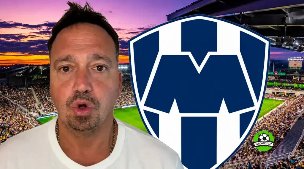 César Luis Merlo informando sobre Rayados