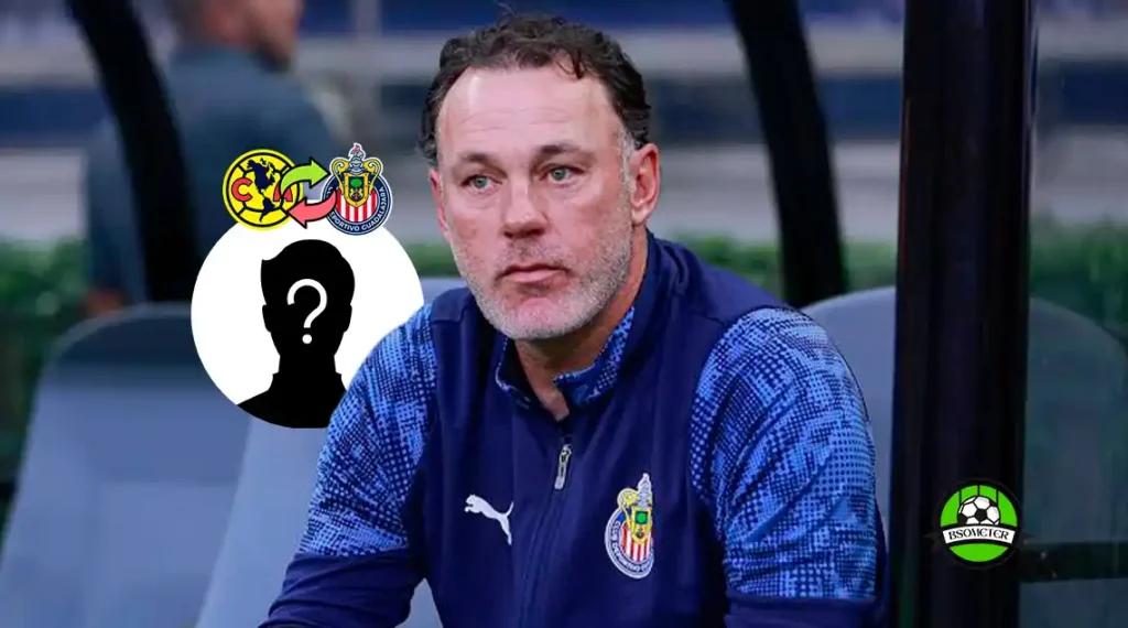 Gabriel Milito durante partido de Liga MX con Chivas