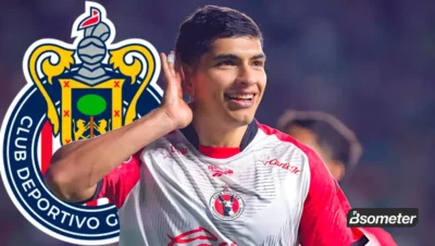 Kevin Castañeda con Xolos antes de su posible fichaje con Chivas en una operación que incluiría a Yael Padilla