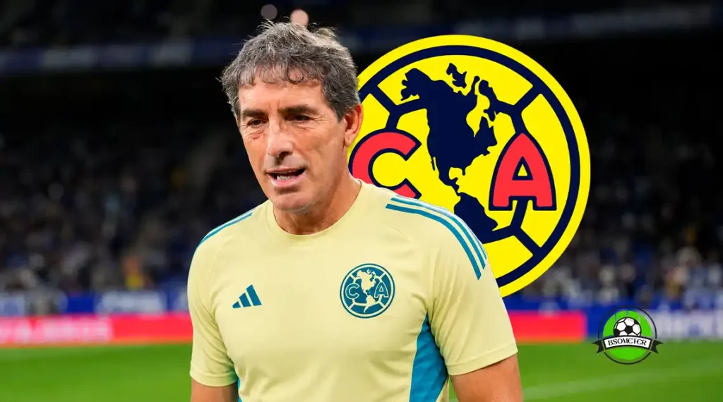Guillermo Almada con el uniforme del Club América