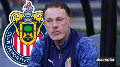 Gabriel Milito durante partido de Chivas