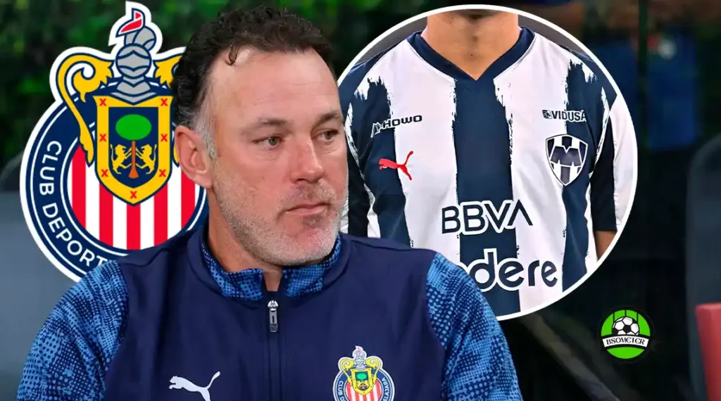 Gabriel Milito dt de chivas durante partido de Liga MX